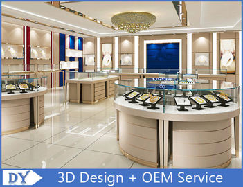 Lojas de alta qualidade, vitrines de jóias, loja de ouro de madeira, jóias, móveis de showroom.