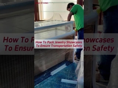 Como garantir a segurança transporte de longa distância de vitrines de jóias